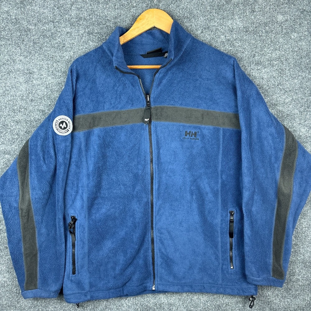 Vintage Helly Hansen Warren Miller Crew Jacket Medium Heavy Fleece Ski Film